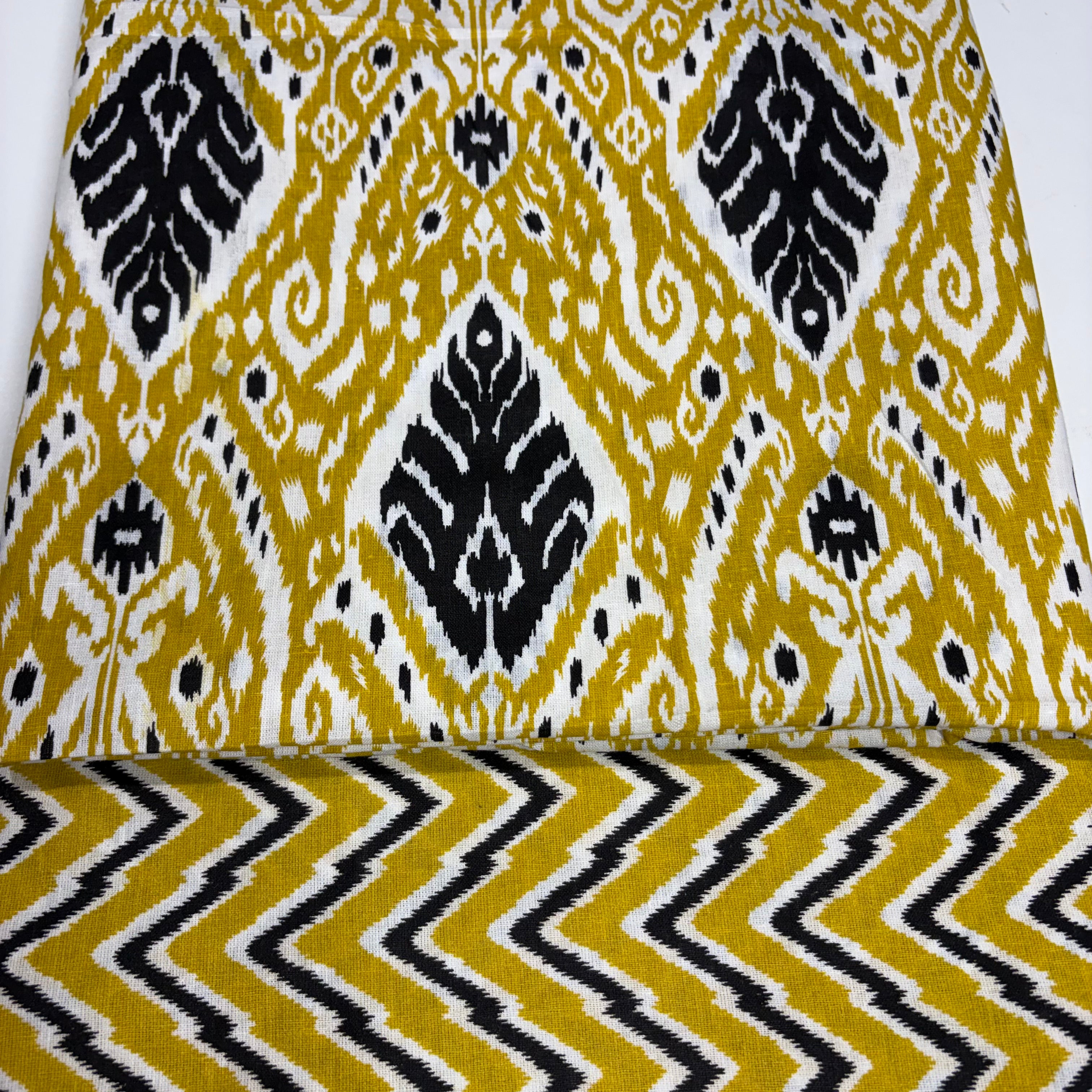 Yellow And Black Cotton Cord Set