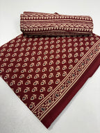 Maroon Elegant Cotton Set