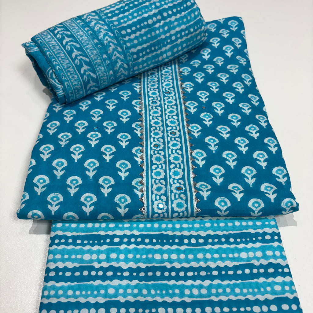 Blue Cotton Set