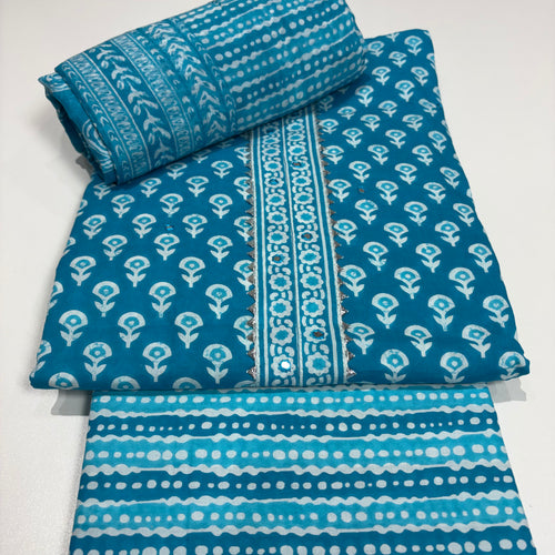 Blue Cotton Set