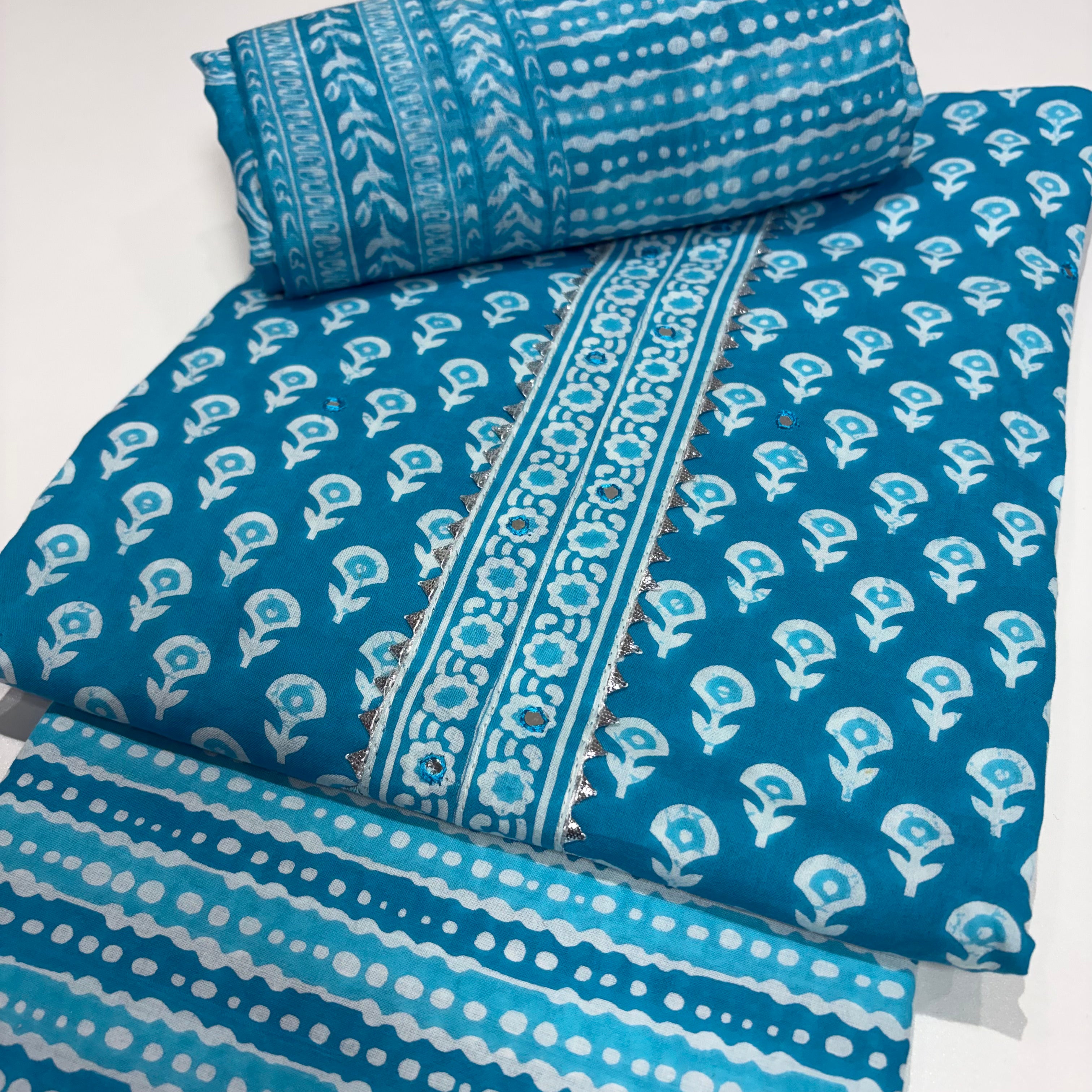 Blue Cotton Set