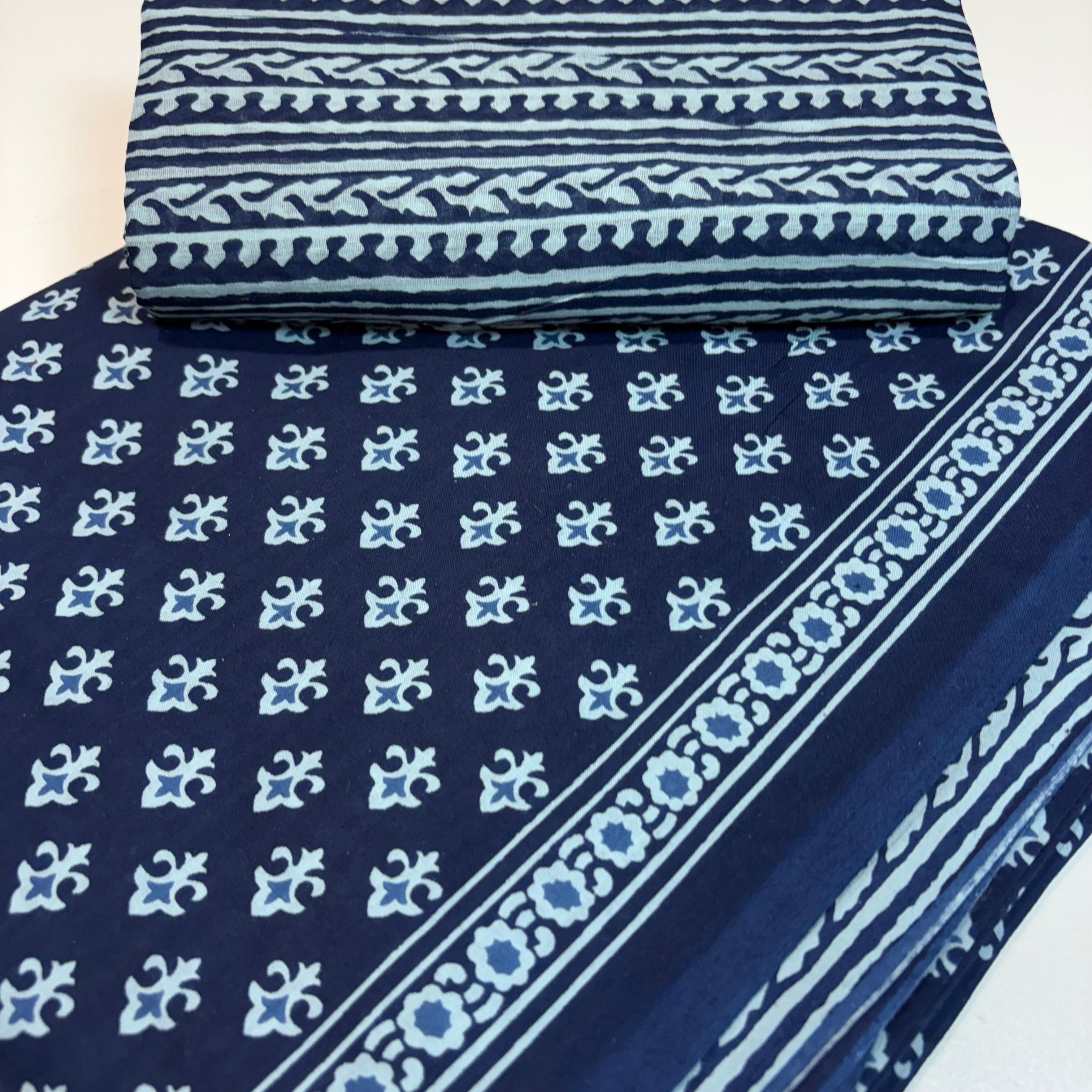 Indigo Blue Cotton Set