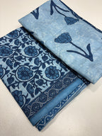 Blue Floral Cotton Set