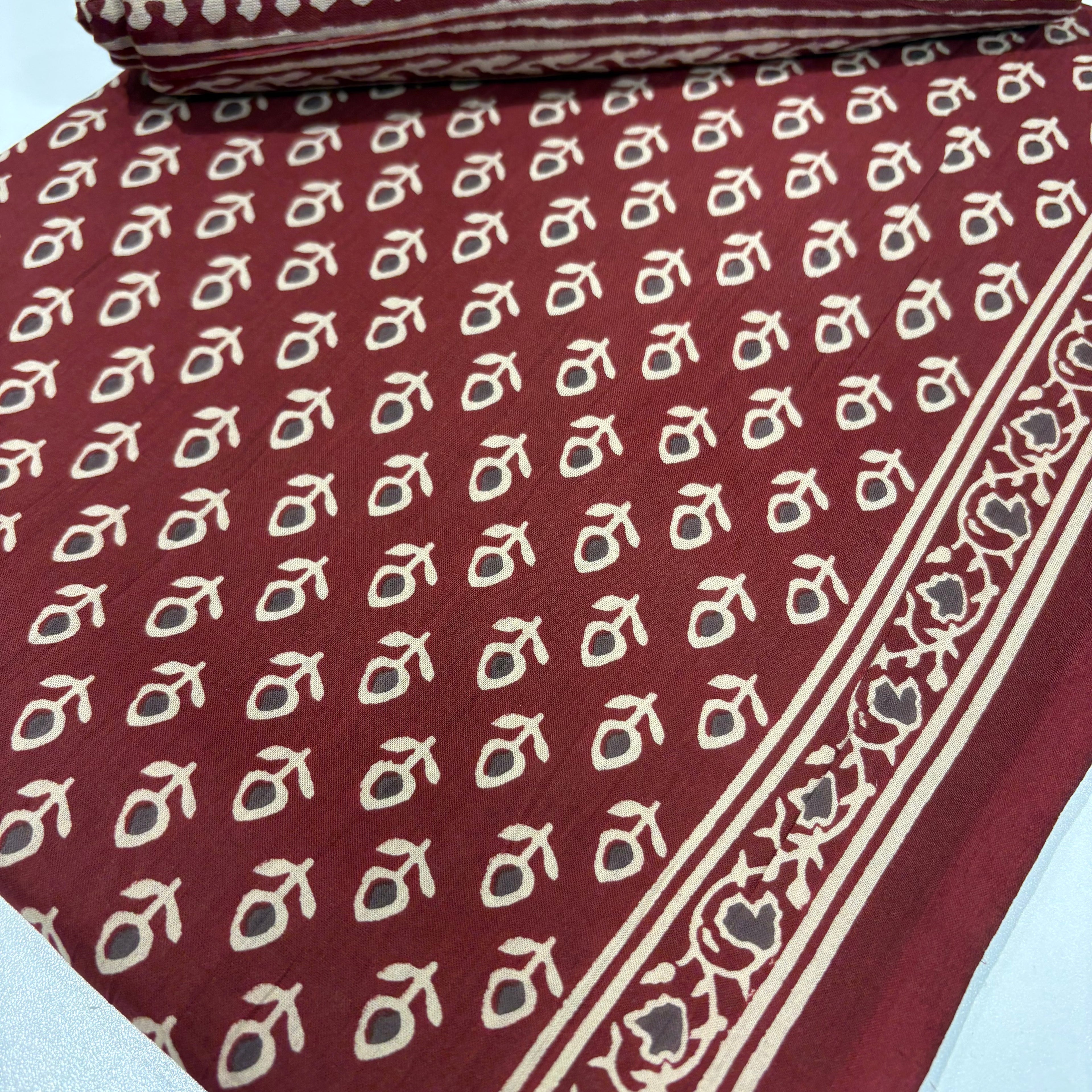 Maroon Elegant Cotton Set