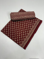 Maroon Elegant Cotton Set