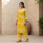 Lemon Yellow Cotton Cord Set