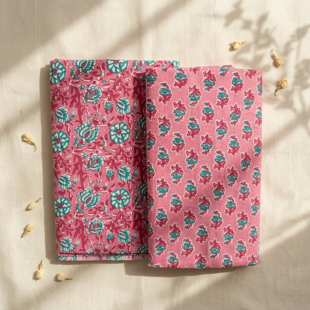Pink Cotton Cord Set