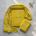Mango Yellow Cotton Material Set