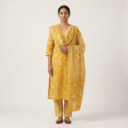 Mustard Elegance Cotton Set
