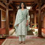 Pastel Green Cotton Set