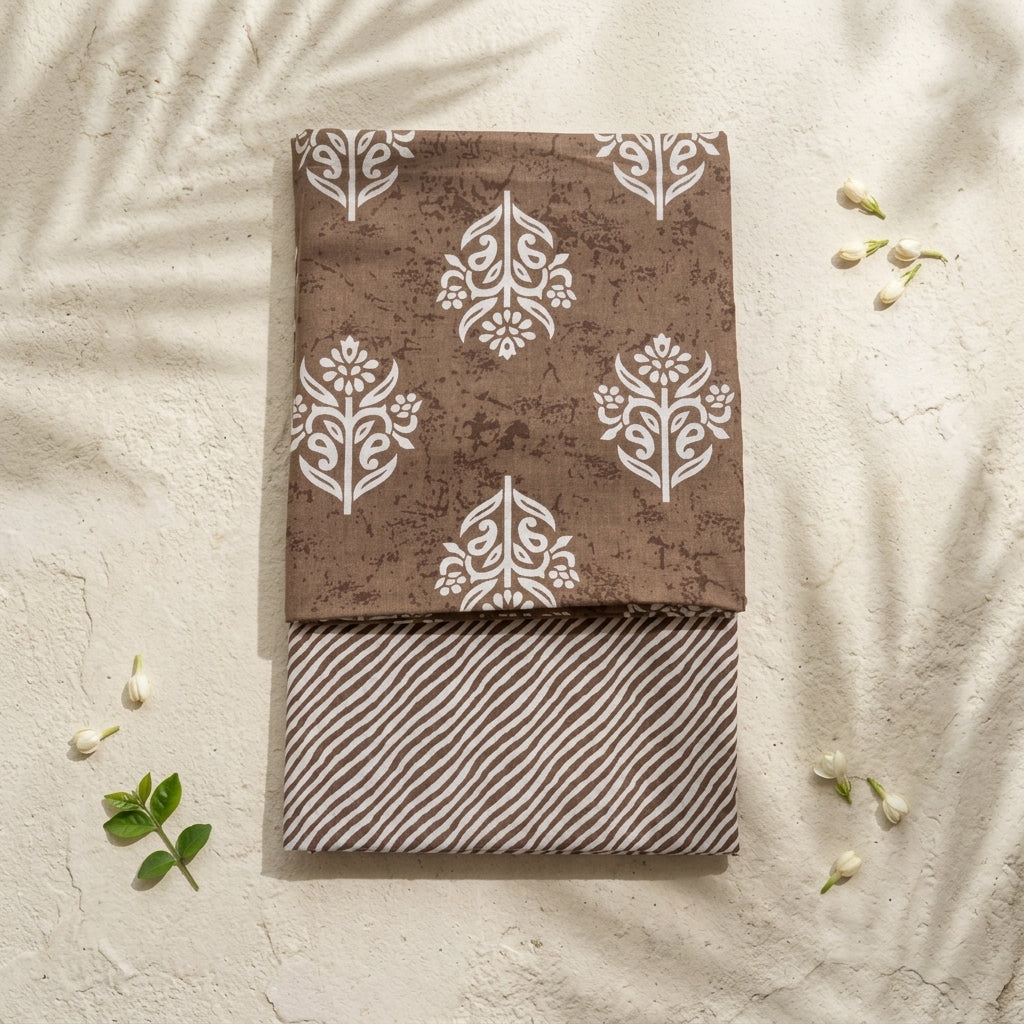 Mud Colour Cotton Cord Set
