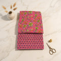 Pink Floral Cotton Cord Set