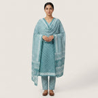 Ice Blue Cotton Set