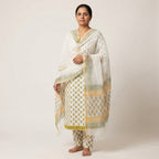 Kota Doria Dupatta Cotton Set
