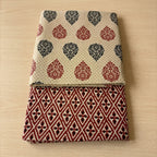Beige And Maroon Cotton Cord Set