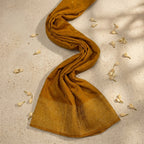 Semi Silk Saree Mustard Yellow
