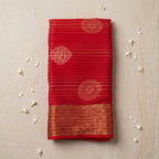 Red Organic Silk Saree