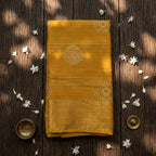 Mustard Yellow Organic Silk Saree