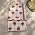 Red Rose Cotton Cord Set