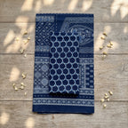Ajrakh Printed Indigo Blue Cotton Cord Set Material