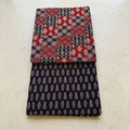 Ajrakh Black and Red Cotton Cord Set