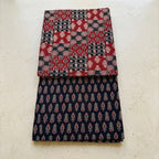 Ajrakh Black and Red Cotton Cord Set
