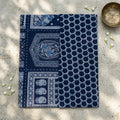 Ajrakh Printed Indigo Blue Cotton Cord Set Material