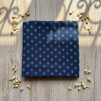 Rayon Deep Blue Top Only Material