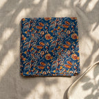Blue Ajrakh Top Only Material