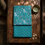 Blue Kantha Work Cotton Cord Set