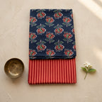 Dark Blue and Red Cotton Cord Set