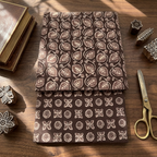 Brown Cotton Cord Set Material