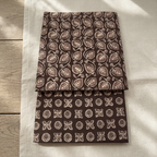 Brown Cotton Cord Set Material