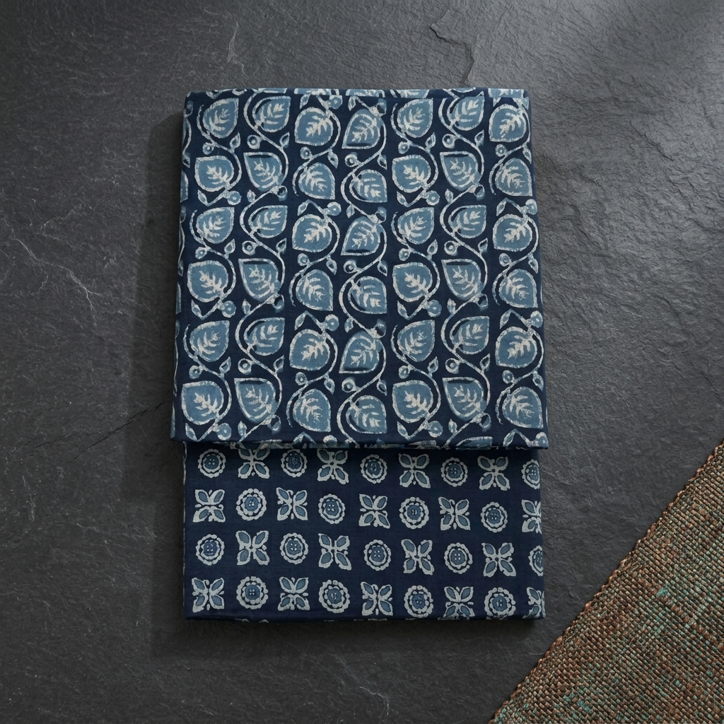 Indigo Blue Cotton Cord Set
