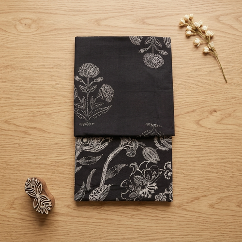 Black Cotton Cord Set