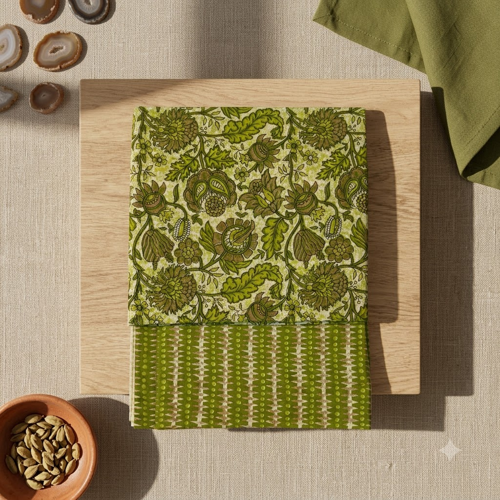 Green Cotton Cord set