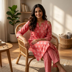 Coral Cotton Cord set
