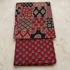 Ajrakh Maroon cotton cord set