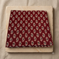 Maroon Ajrakh Top Material